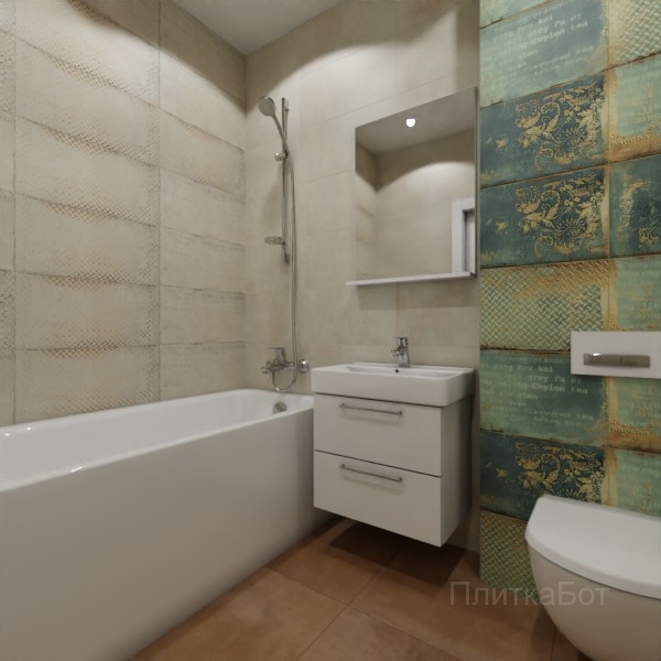 Gracia Ceramica, Gatsby, Контрастные стены № 6