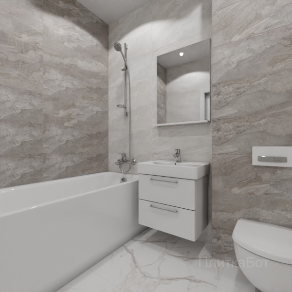 Gracia Ceramica, Nadelva, Контрастные стены № 1