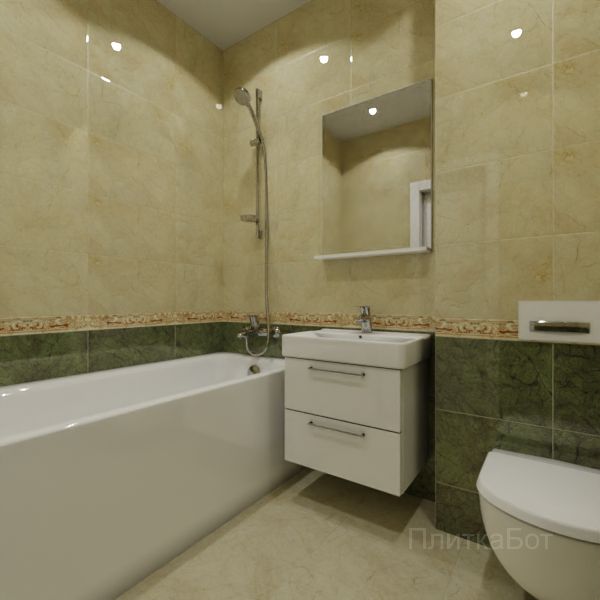 Gracia Ceramica, Rotterdam, Низ-верх и бордюр № 2