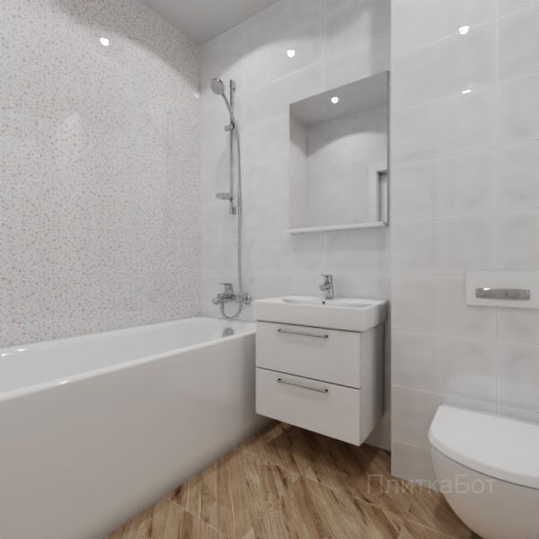 Gracia Ceramica, Sweety (розовый), Контрастные стены №20