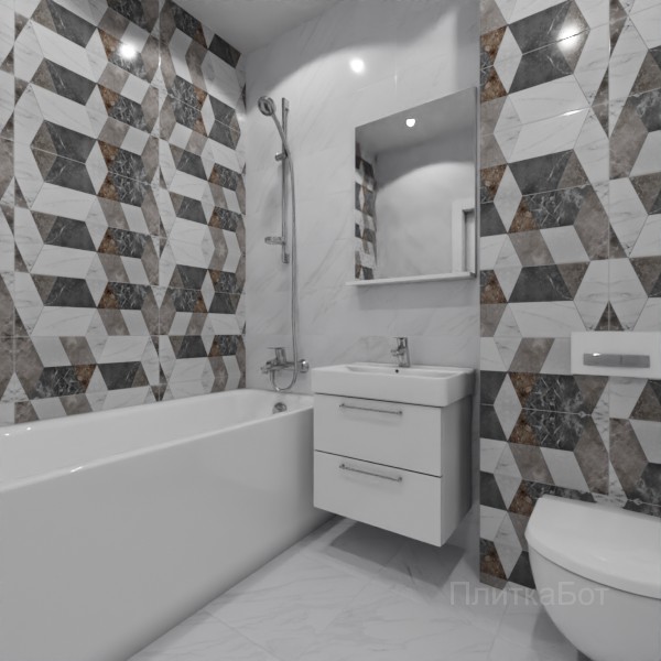 Gracia Ceramica, Vinde, Контрастные стены № 1