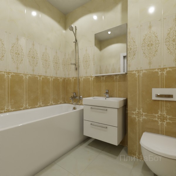 Gracia Ceramica, Visconti, Панель и декор без плинтуса № 1