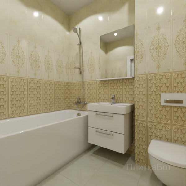 Gracia Ceramica, Visconti, Панель и декор без плинтуса № 2