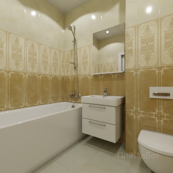 Gracia Ceramica, Visconti, Панель и декор без плинтуса № 3
