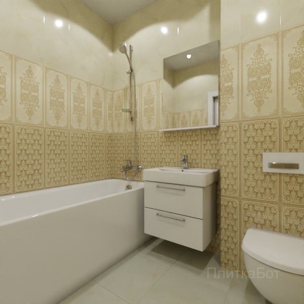 Gracia Ceramica, Visconti, Панель и декор без плинтуса № 4