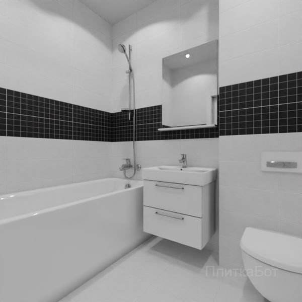 Laparet, Alabama (серый), Два декора № 4