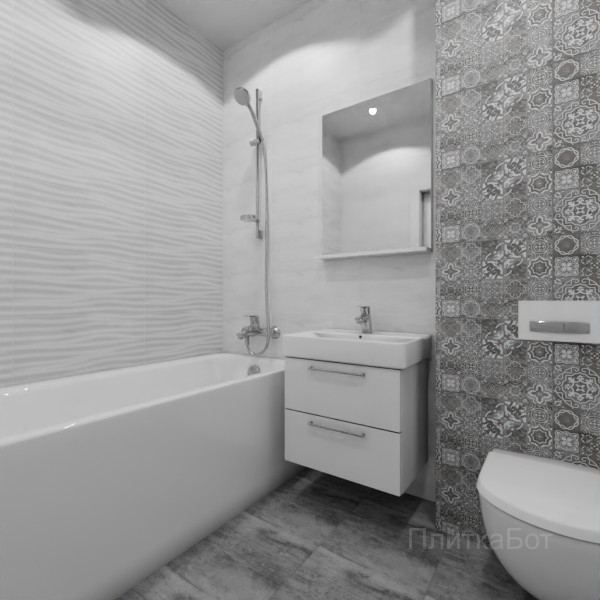 Laparet, Concrete (серый), Контрастные стены № 3