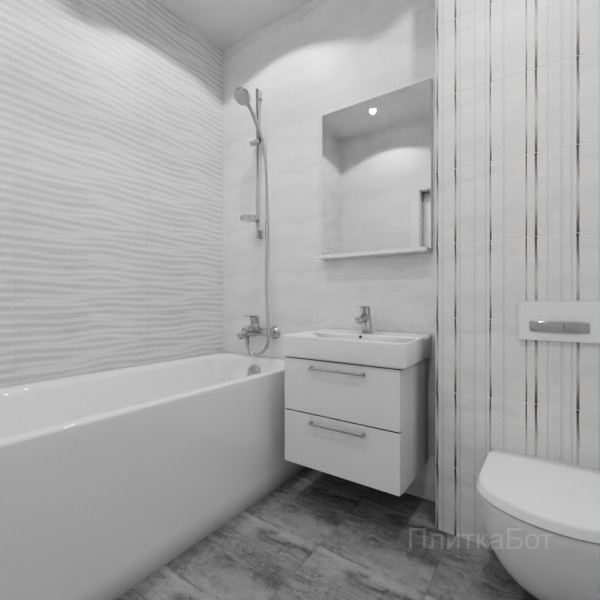 Laparet, Concrete (серый), Контрастные стены № 9