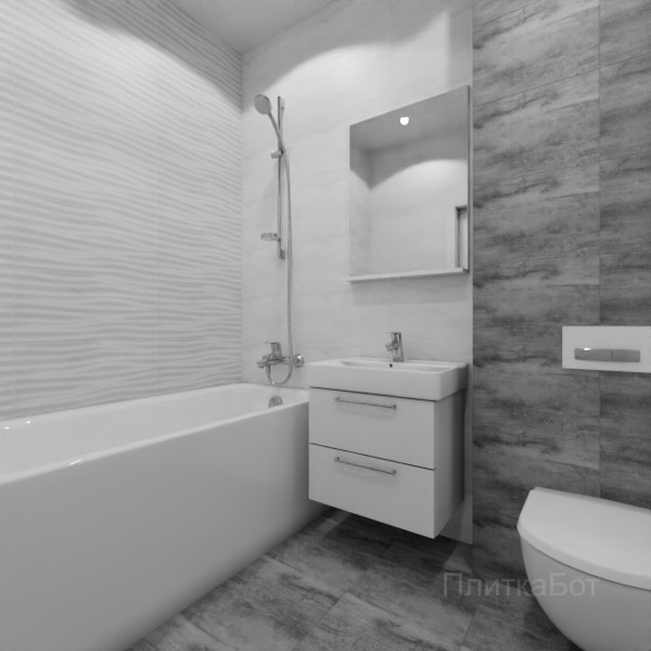 Laparet, Concrete (серый), Контрастные стены №13