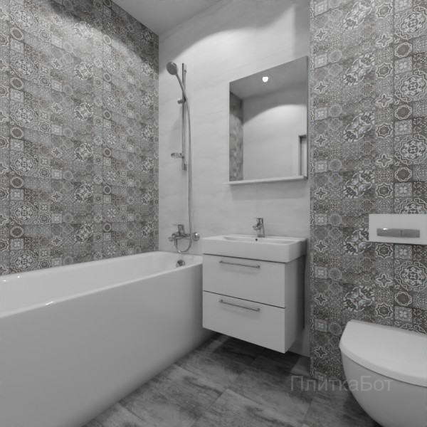 Laparet, Concrete (серый), Контрастные стены №19