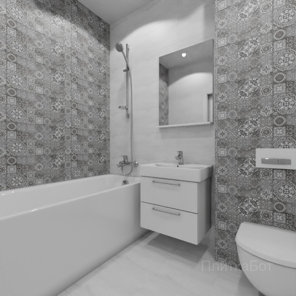 Laparet, Concrete (серый), Контрастные стены №20