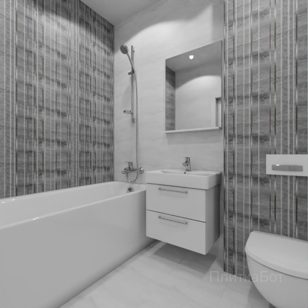 Laparet, Concrete (серый), Контрастные стены №56