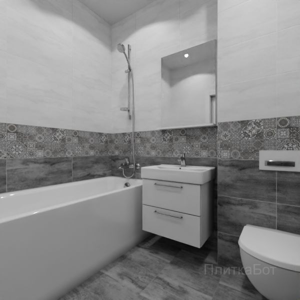 Laparet, Concrete (серый), Низ-верх и декор № 3