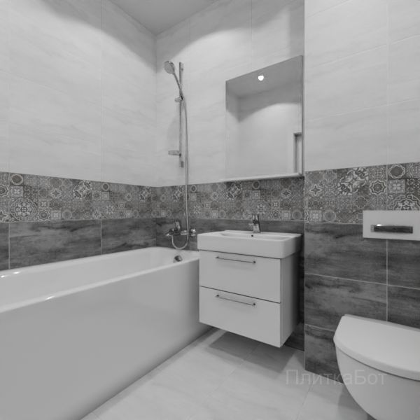Laparet, Concrete (серый), Низ-верх и декор № 4