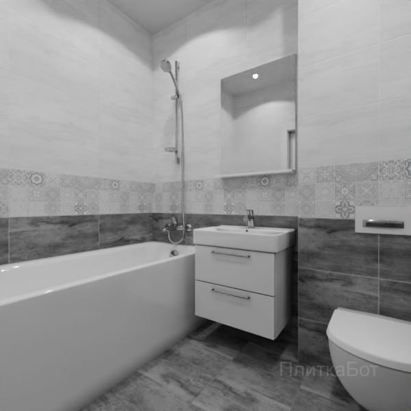 Laparet, Concrete (серый), Низ-верх и декор №15
