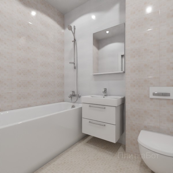 LB Ceramics, Астрид (кофейная), Контрастные стены № 1