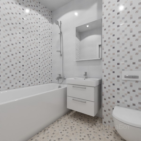 LB Ceramics, Астрид (кофейная), Контрастные стены №12