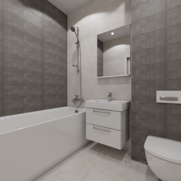 LB Ceramics, Фиори Гриджо, Контрастные стены № 1