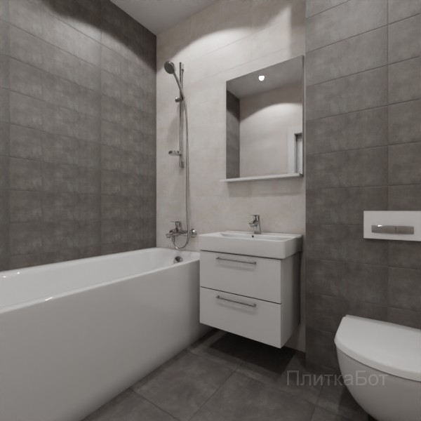 LB Ceramics, Фиори Гриджо, Контрастные стены № 2