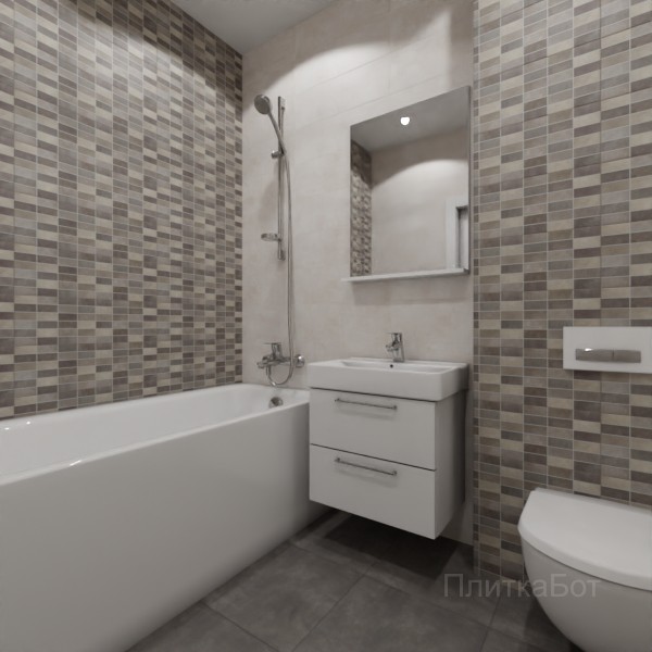 LB Ceramics, Фиори Гриджо, Контрастные стены №12