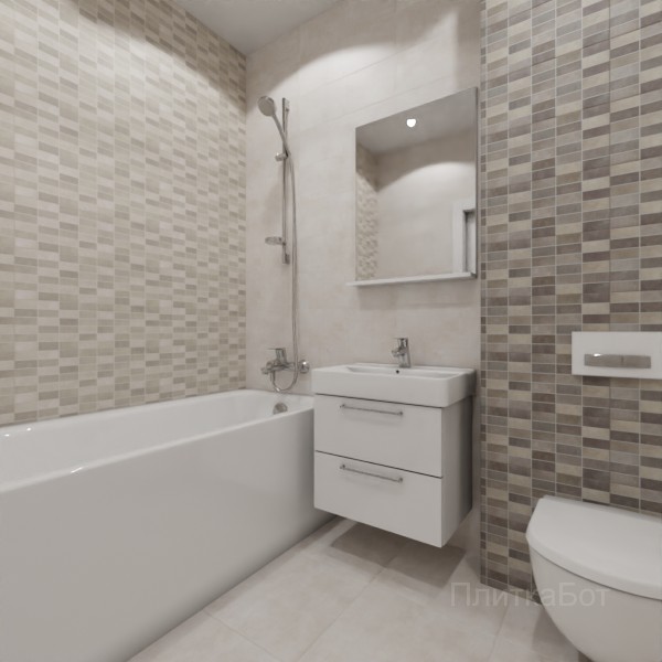 LB Ceramics, Фиори Гриджо, Контрастные стены №19
