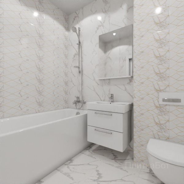 LB Ceramics, Миланезе Дизайн, Контрастные стены № 7