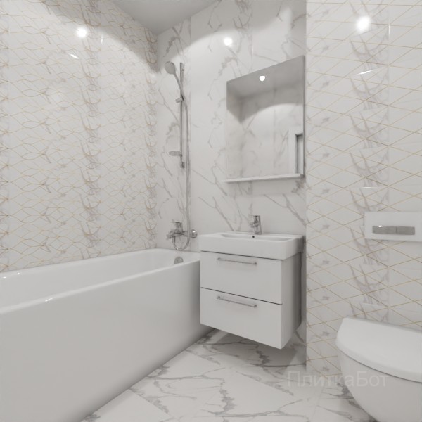 LB Ceramics, Миланезе Дизайн, Контрастные стены №10