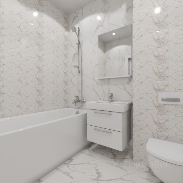 LB Ceramics, Миланезе Дизайн, Контрастные стены №11