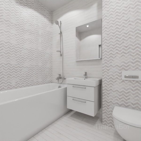 LB Ceramics, Шебби шик, Контрастные стены № 5