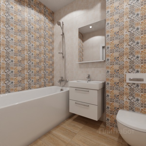 LB Ceramics, Сиена, Контрастные стены № 9