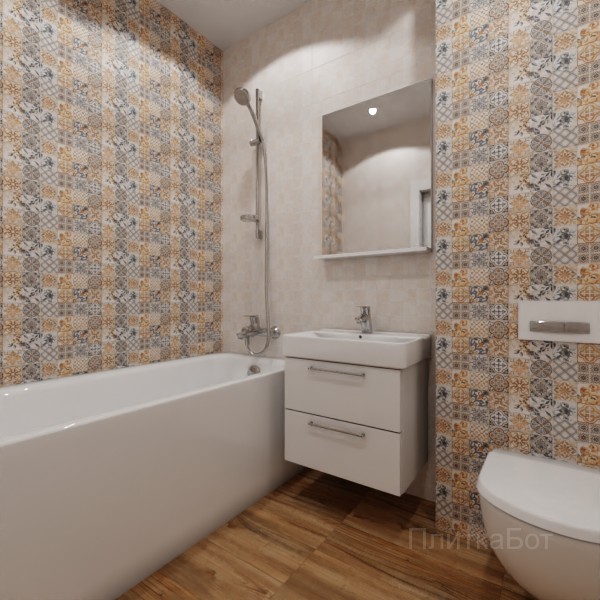 LB Ceramics, Сиена, Контрастные стены №10