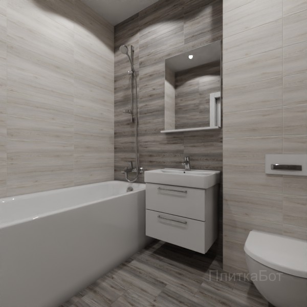 LB Ceramics 2026, Альбервуд, Контрастные стены, контраст у инсталляции, палубная №14