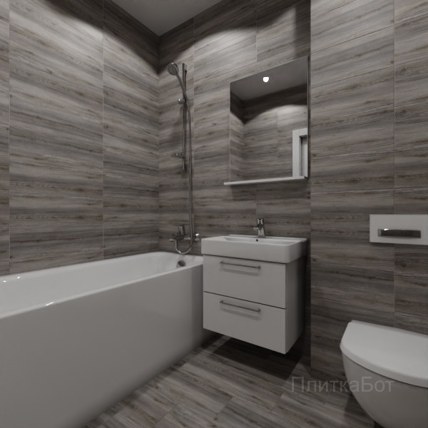 LB Ceramics 2026, Альбервуд, Контрастные стены, контраст у инсталляции, палубная №16