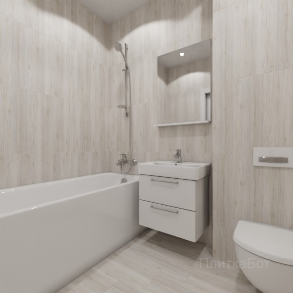 LB Ceramics 2026, Альбервуд, Контрастные стены вертикально, палубная №9