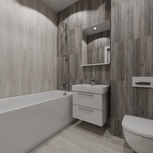 LB Ceramics 2026, Альбервуд, Контрастные стены вертикально, палубная №11