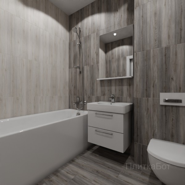 LB Ceramics 2026, Альбервуд, Контрастные стены вертикально, палубная №12