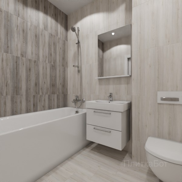 LB Ceramics 2026, Альбервуд, Контрастные стены вертикально, палубная №13
