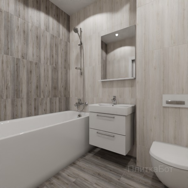 LB Ceramics 2026, Альбервуд, Контрастные стены вертикально, палубная №14