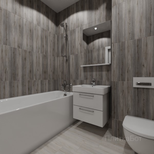 LB Ceramics 2026, Альбервуд, Контрастные стены вертикально, палубная №15
