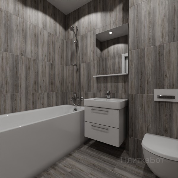 LB Ceramics 2026, Альбервуд, Контрастные стены вертикально, палубная №16