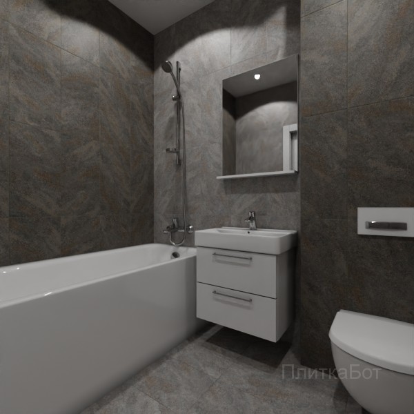 LB Ceramics 2026, Асгард, Контрастные стены вертикально, контраст у инсталляции №9