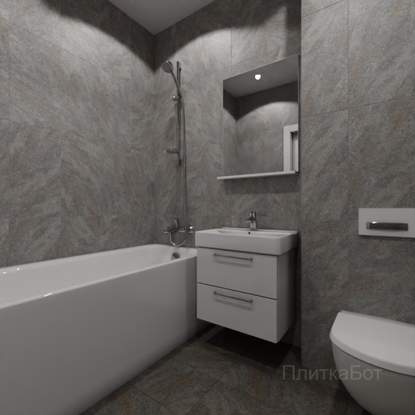 LB Ceramics 2026, Асгард, Контрастные стены вертикально, контраст у инсталляции №11