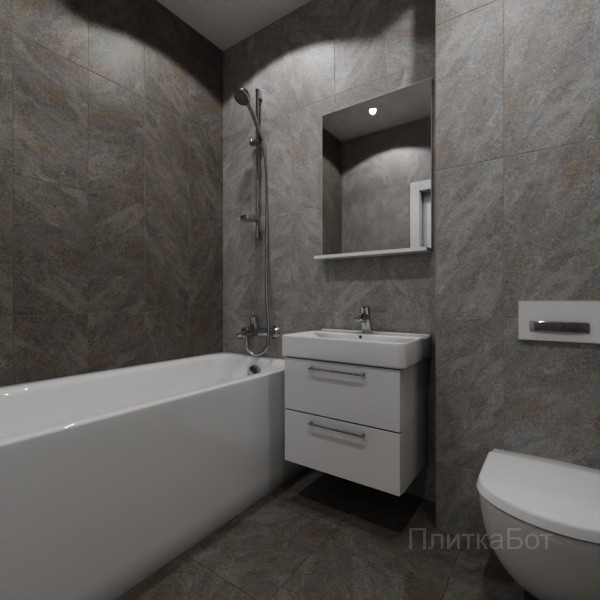LB Ceramics 2026, Асгард, Контрастные стены вертикально №1