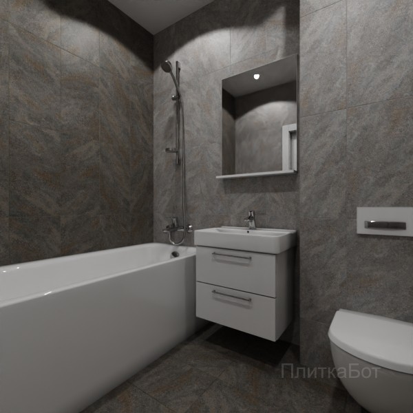 LB Ceramics 2026, Асгард, Контрастные стены вертикально №2