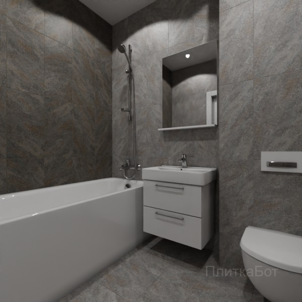 LB Ceramics 2026, Асгард, Контрастные стены вертикально №3