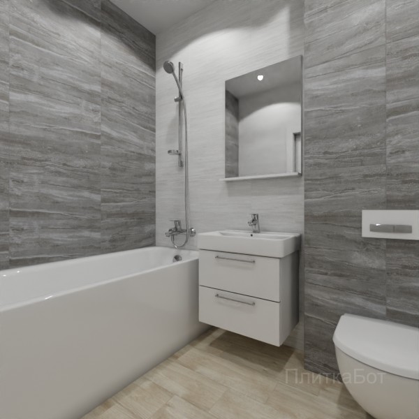 LB Ceramics 2026, Аспен, Контрастные стены, контраст у инсталляции, палубная