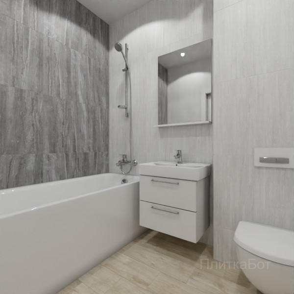 LB Ceramics 2026, Аспен, Контрастные стены вертикально, палубная