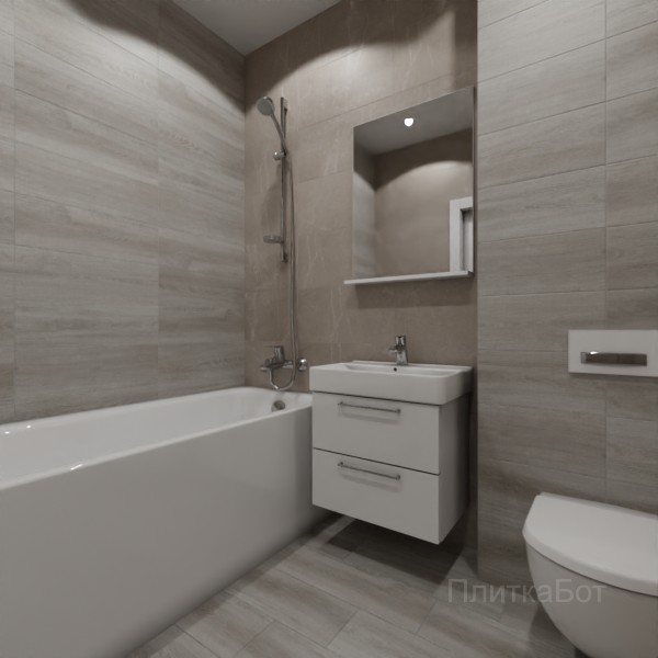LB Ceramics 2026, Блюм, Контрастные стены, контраст у инсталляции, палубная №18