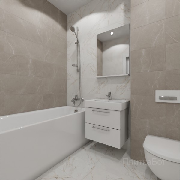 LB Ceramics 2026, Блюм, Контрастные стены, контраст у инсталляции №15