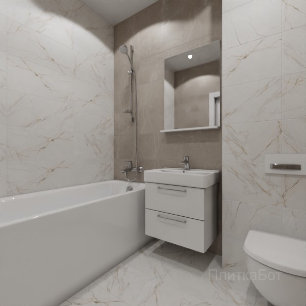 LB Ceramics 2026, Блюм, Контрастные стены, контраст у инсталляции №31